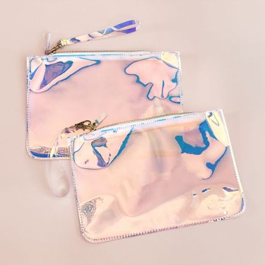 Holographic Cosmetic Bags